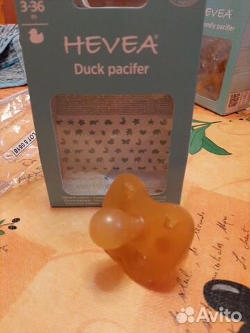 Новая Hevea Пустышка Crown от 3 месяцев Новая Hevea Пустышка Crown от 3 месяцев