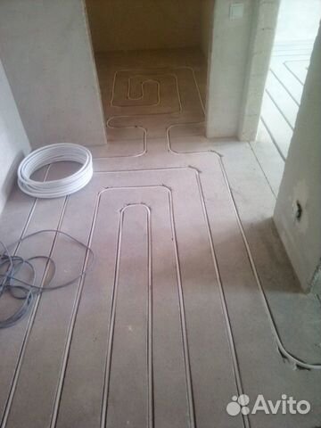 Теплый пол в готовой стяжке