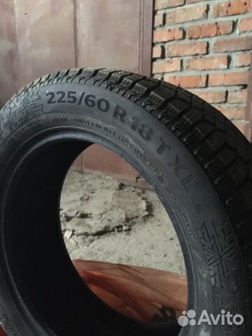 Зимние шины Continental IceContact2,шипы,225/60/18