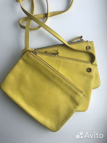 Сумочка в стиле Celine, нат. кожа