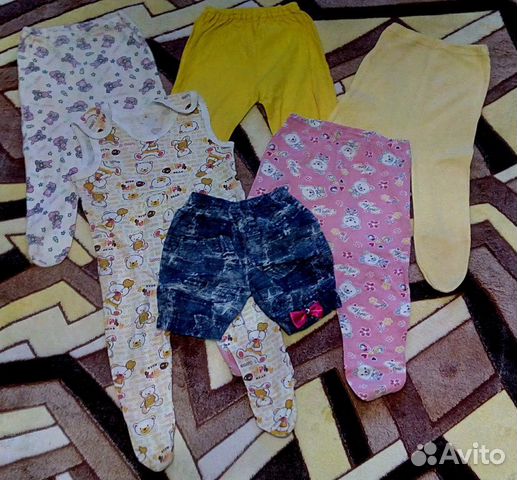 Пакет одежды на девочку размер 74