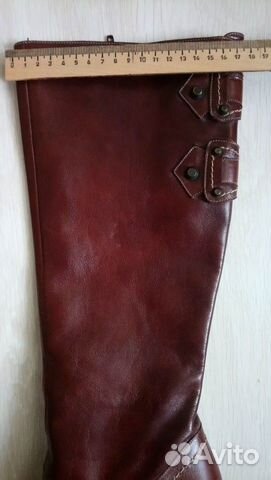 Сапоги демисезонные кожаные, размер 40 Сапоги демисезонные кожаные, размер 40