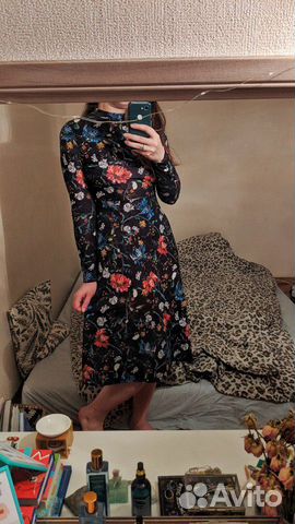 Платье boohoo в цветок