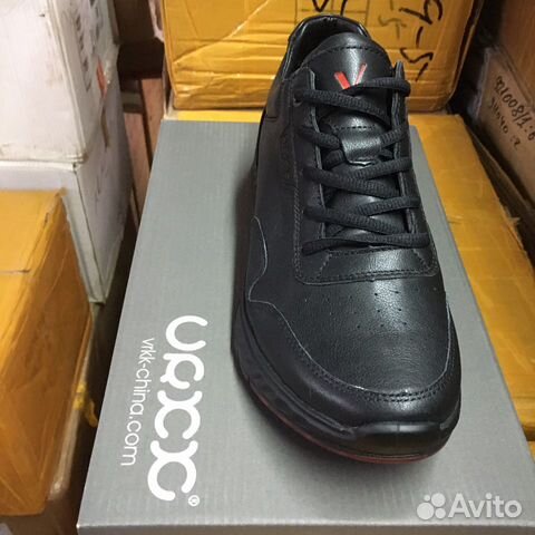 Кроссовки Ecco Exostride чёрно-красные Кроссовки Ecco Exostride чёрно-красные