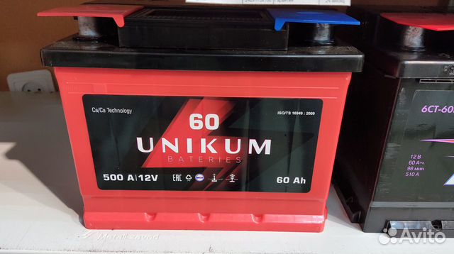 Новый аккумулятор 60Ач Unikum на ваз