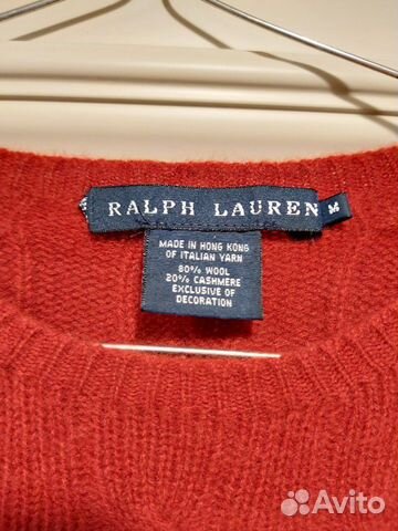 Свитер джемпер Ralph Lauren шерсть/кашемир M