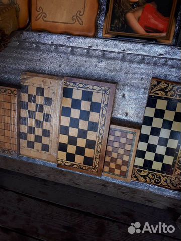 Шахматы#шашки#нарды-3 в 1- ручная работа