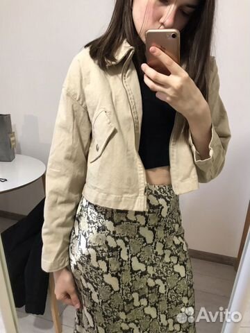 Куртка укорочённая zara Куртка укорочённая zara