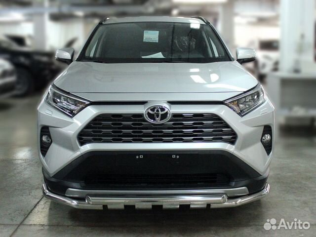 Защита передняя d-60 на Toyota Rav-4 c 2019 г