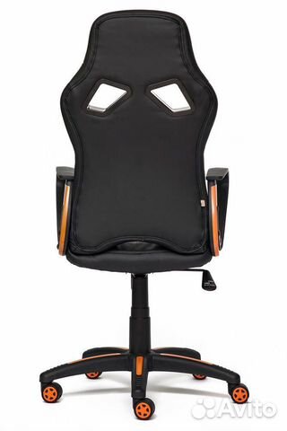 Компьютерное кресло Runner игровое черный оранж Компьютерное кресло Runner игровое черный оранж