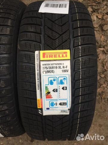 Pirelli Winter Sottozero 3 Runflat 275 35 19 100V Pirelli Winter Sottozero 3 Runflat 275 35 19 100V