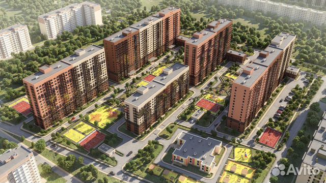 2-к квартира, 58.2 м², 12/16 эт.