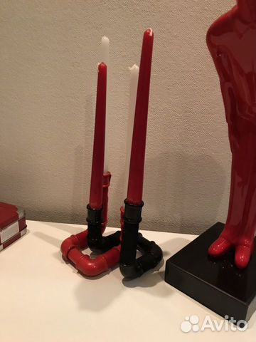Подсвечник лофт 2 шт