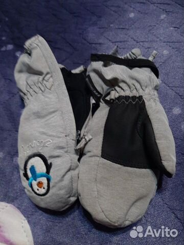 Детские зимние варежки краги Ziener 2 размер Детские зимние варежки краги Ziener 2 размер