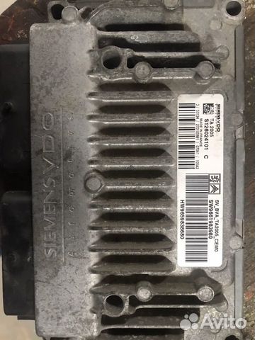 Блок управления АКПП. S126024101C. Пежо 307