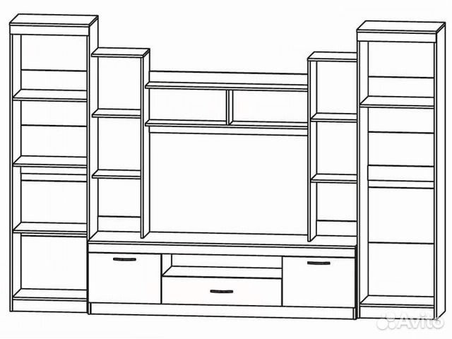 Стенка Палермо 4 (вят)