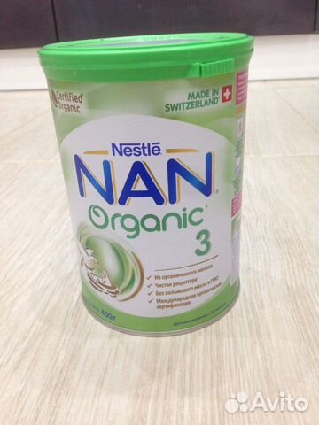 Смесь NAN 3 Organic