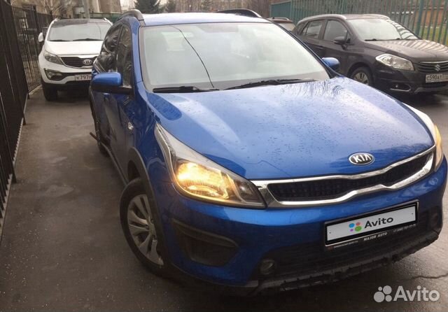 KIA Rio X-Line 1.4 AT, 2018, битый, 48 000 км