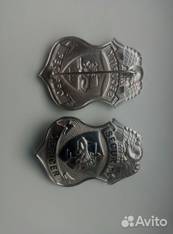 Нагрудный знак security Нагрудный знак security