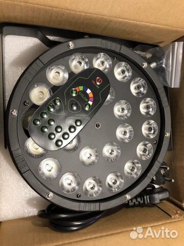 Прожектор с пультом ду LED PAR 24*12 Прожектор с пультом ду LED PAR 24*12