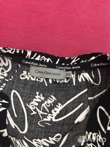 Длинное платье рубашка Calvin Klein jeans Длинное платье рубашка Calvin Klein jeans