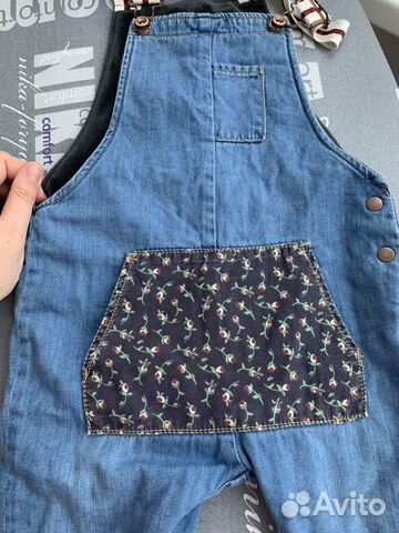Джинсовый комбинезон Zara Джинсовый комбинезон Zara