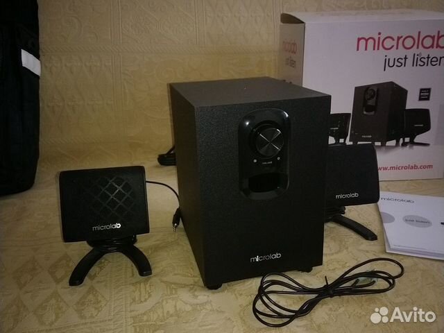 Microlab M-108 акустическая система 2.1 Microlab M-108 акустическая система 2.1