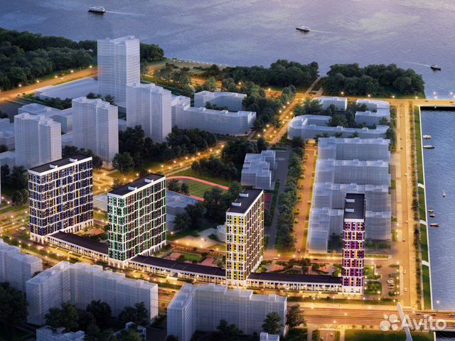 2-к квартира, 54.5 м², 21/22 эт.