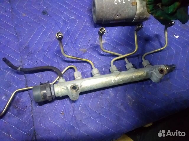 Топливная рампа с датчиками Santa Fe CM 2,2 диз