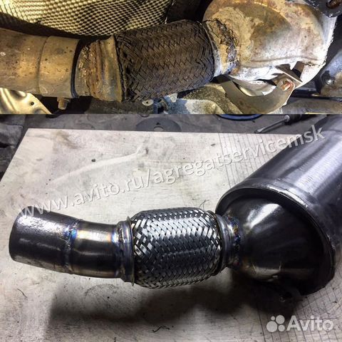 Гофра глушителя Kia Picanto Замена