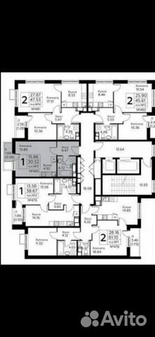 1-к квартира, 30.5 м², 7/12 эт.