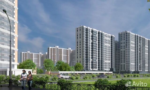 1-к квартира, 35.5 м², 2/19 эт. 1-к квартира, 35.5 м², 2/19 эт.
