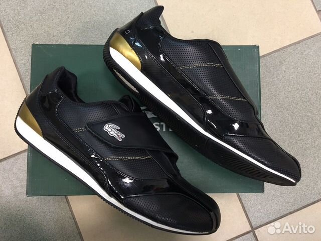 Кроссовки кожаные Lacoste