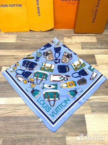 Новый женский шёлковый платок Louis Vuitton Новый женский шёлковый платок Louis Vuitton