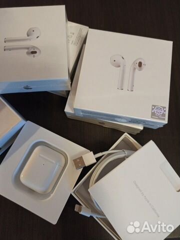 Беспроводные наушники airpods 2,с GPS