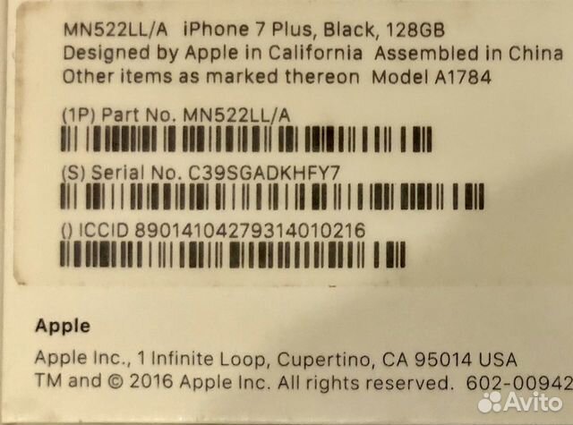 Телефон iPhone 7 Plus 128 Gb black Телефон iPhone 7 Plus 128 Gb black