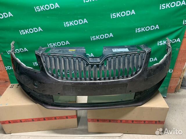 Бампер передний Skoda Octavia A7 2013-2017