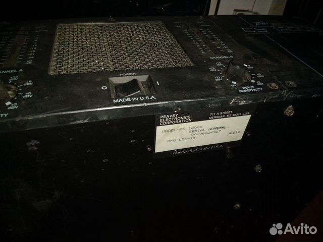 Усилители Peavey cs 1200x