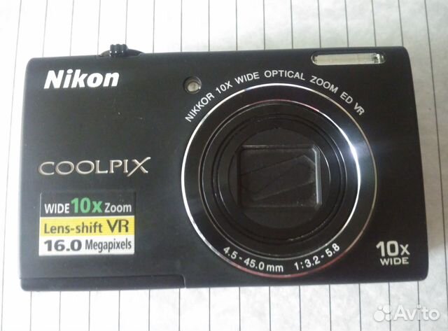 Фотокамера Nikon CoolPix S6200 Фотокамера Nikon CoolPix S6200