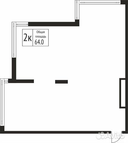 2-к квартира, 64 м², 3/15 эт. 2-к квартира, 64 м², 3/15 эт.