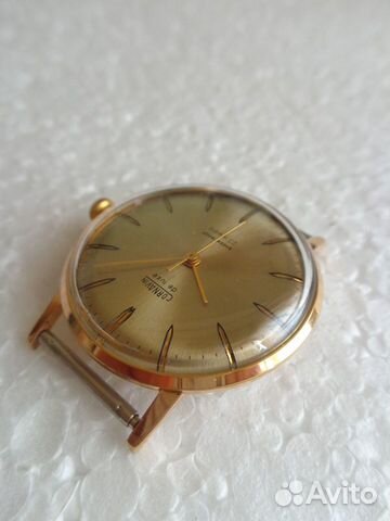 Часы Cornavin(Poljot) De Luxe.Позолоченные.СССР