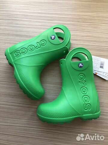 Новые резиновые сапожки Crocs. Размер С10 (27-28)