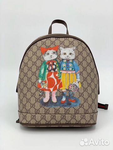 Новый женский рюкзак кожа канва 6 расцветок Gucci Новый женский рюкзак кожа канва 6 расцветок Gucci