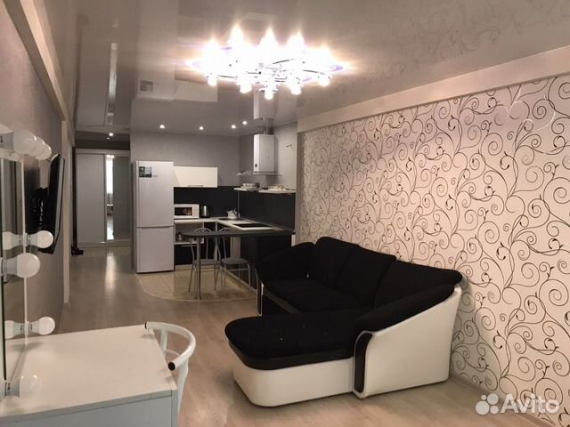 

Квартира-студия, 45 м², 2 кровати