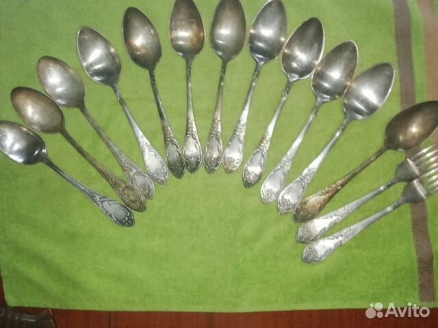 Мельхиоровые столовые приборы