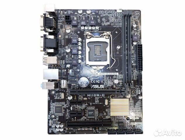 Материнская плата asus H110M-C Материнская плата asus H110M-C