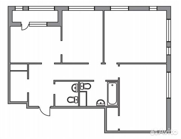 3-к квартира, 78.8 м², 17/21 эт.