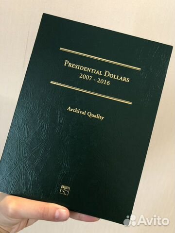Альбом с монетами президентов Америки