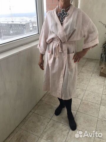 Платье льняное оверсайз