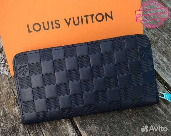 Мужской кошелек портмоне кожа Louis Vuitton